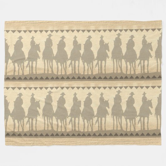 Cowboys Western-Umdrehung Fleece Koblenz 50x60 (Vorderseite (Horizontal))
