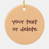 Cowboystiefel eher tanzen Land-Western Keramik Ornament (Hinten)