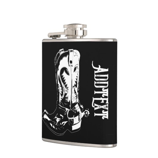 Cowboystiefel Flachmann (Links)