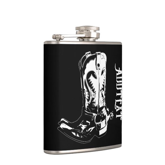 Cowboystiefel Flachmann (Rechts)