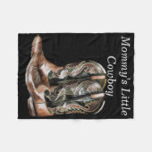 Cowboystiefel Fleecedecke (Vorderseite (Horizontal))