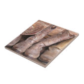 Cowboystiefel Fliese (Seite)