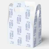 Cowboystiefel Geschenkschachtel (Geöffnet)