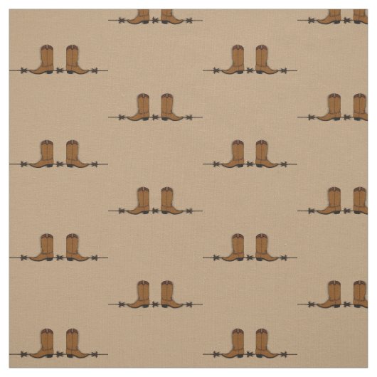 Cowboystiefel-Gewebe Stoff (Muster)