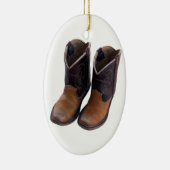 Cowboystiefel Keramikornament (Rechts)