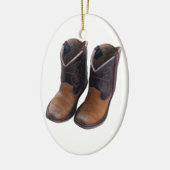 Cowboystiefel Keramikornament (Links)