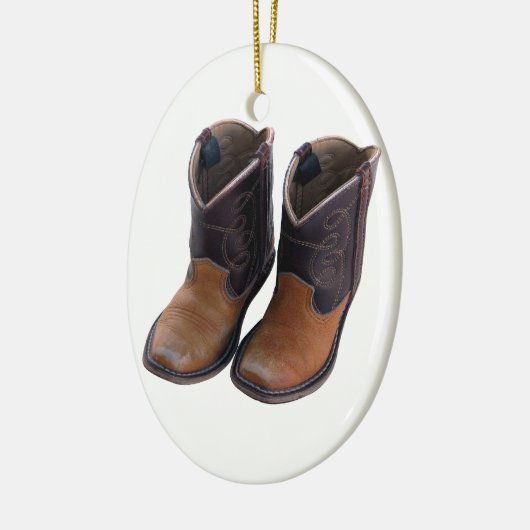 Cowboystiefel Keramikornament (Links)
