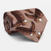 Cowboystiefel-Krawattendoppeltes versah Druck mit Krawatte (Gerollt)