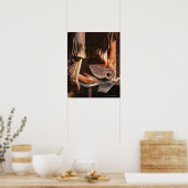 Cowboystiefel Poster (Küche)