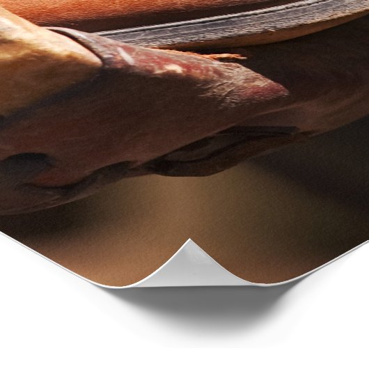 Cowboystiefel Poster (Ecke)