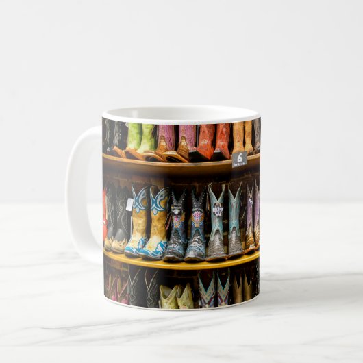 Cowboystiefel-Tasse Kaffeetasse (Vorderseite Links)