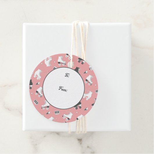 Cowboystiefel und Blume Geschenkanhänger (Beispiel)