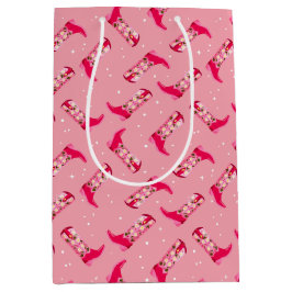 Cowboystiefel und Blume Mittlere Geschenktüte