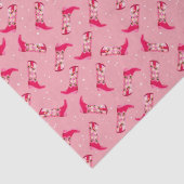 Cowboystiefel und Blume Seidenpapier (Detail)