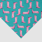 Cowboystiefel und Blume Seidenpapier (Detail)