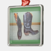 Cowboystiefel-Verzierung Ornament Aus Metall (Links)