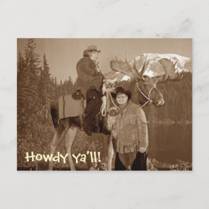 Cowboyus, Howdy ja! Postkarte
