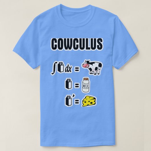 Cowculus Math Cowculus Milchkäse T-Shirt (Design vorne)