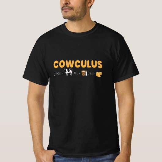 Cowculus Mathematik Kühe Kuh T-Shirt (Vorderseite)