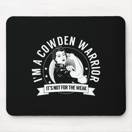 Cowden Warrior Nftw - Cowden Syndrome Awareness Mousepad (Vorne)