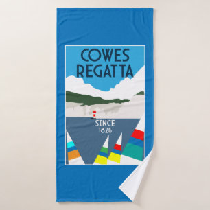 Cowes Isle of Wight Yacht Regatta Badehandtuch