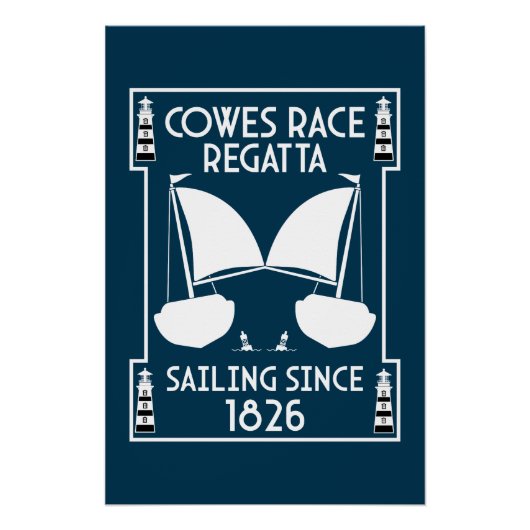 Cowes Isle of Wight Yacht Regatta Poster (Vorderseite)