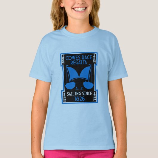 Cowes Isle of Wight Yacht Regatta T-Shirt (Vorderseite)