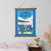 Cowes Isle of Wight Yacht Regatta Wandteppich Mit Holzrahmen (Schlafzimmer)