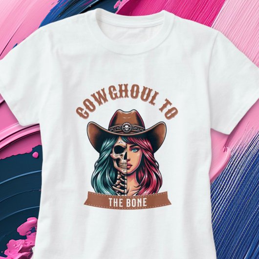 Cowghoul zum Western Kobone Halloween Shirt
