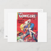 Cowgilrl und Outlaw Postkarte (Vorne/Hinten)