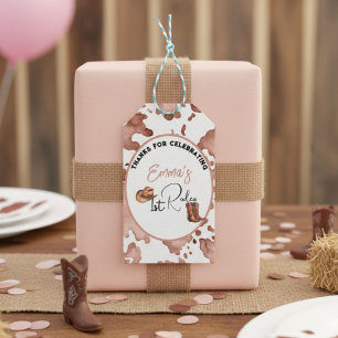 Cowgirl 1. Rodeo 1. Geburtstag Geschenkanhänger