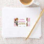 Cowgirl Address Labels Adressaufkleber (Insitu)