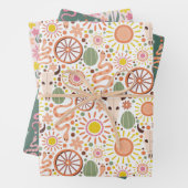 Cowgirl Adventure Geschenkpapier Set (Beispiel)