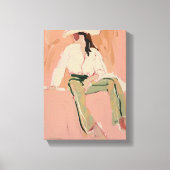 Cowgirl Aesthetic Stretted Leinwanddruck (Vorderseite)