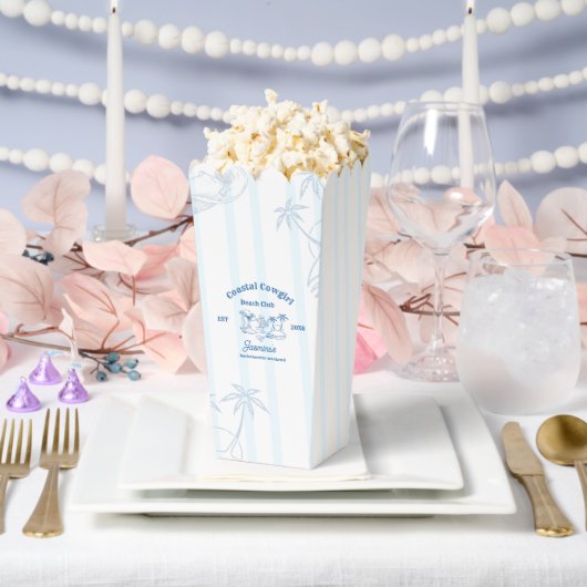 Cowgirl am Blue Ocean Bachelorette Geschenkschachtel (Hochzeit)