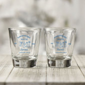 Cowgirl am Blue Ocean Bachelorette Schnapsglas