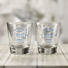 Cowgirl am Blue Ocean Bachelorette Schnapsglas