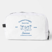 Cowgirl am Blue Ocean Bachelorette Waschbeutel (Vorderseite)