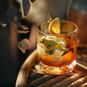 Cowgirl am Blue Ocean Bachelorette Whiskyglas