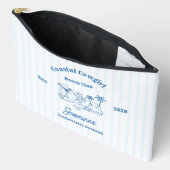 Cowgirl am Blue Ocean Bachelorette Zubehörtasche (Offen)