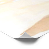 Cowgirl an der Küste Wandern auf dem Strand Wasser Poster (Ecke)