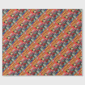 Cowgirl Annie Oakley Geschenkpapier (Flach)