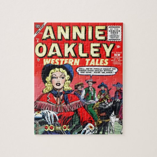 Cowgirl Annie Oakley Puzzle (Vertikal)