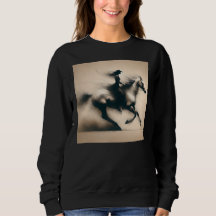 Cowgirl auf einem Pferd reitend, Western Cowgirl