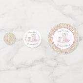 Cowgirl Baby Dusche Country Western Pink Girl Konfetti (Vorderseiten)