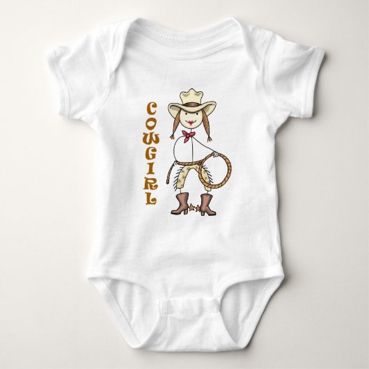 Cowgirl Baby Strampler (Vorderseite)