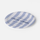 Cowgirl Bach Bach Club Pappteller (Schrägansicht)