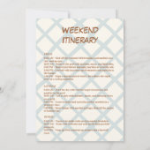 Cowgirl Bachelorette Einladung (Rückseite)