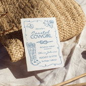 Cowgirl Bachelorette Einladung