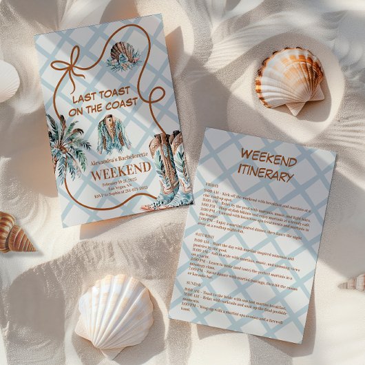 Cowgirl Bachelorette Einladung